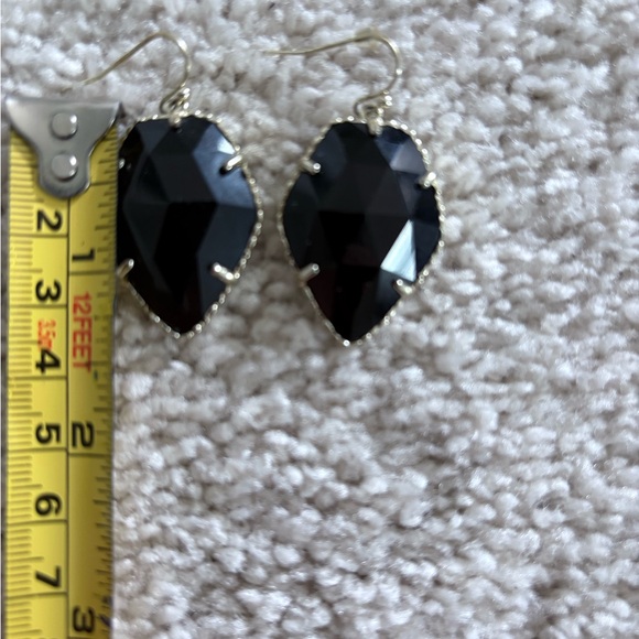 KENDRA SCOTT - Elegant Black Gemstone Earrings - Picture 2 of 3
